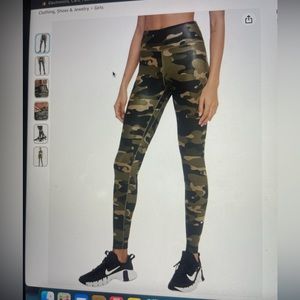 Nike Women’s One Mid-Rise Camo Leggings in Green